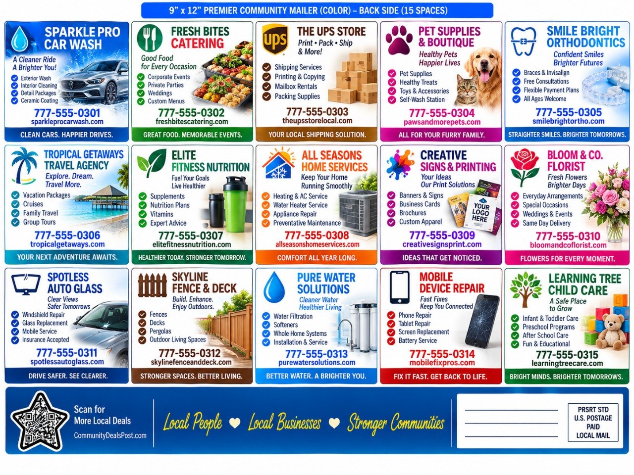 9x12 Premier Mailer Back